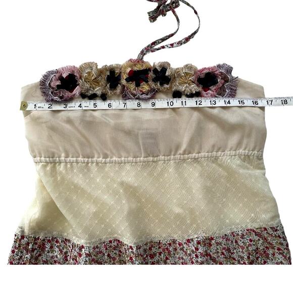 Humming Boho Floral Tube Top/Dress Size Large - Picture 3 of 7